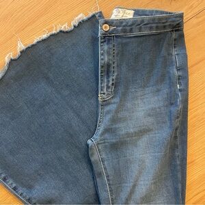 Free People Just Float on Flare Denim